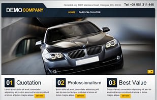 Taxi Website Design